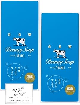 Amazon | 牛乳石鹸 青箱 85g 6個 x 2箱 セット おまけ付き